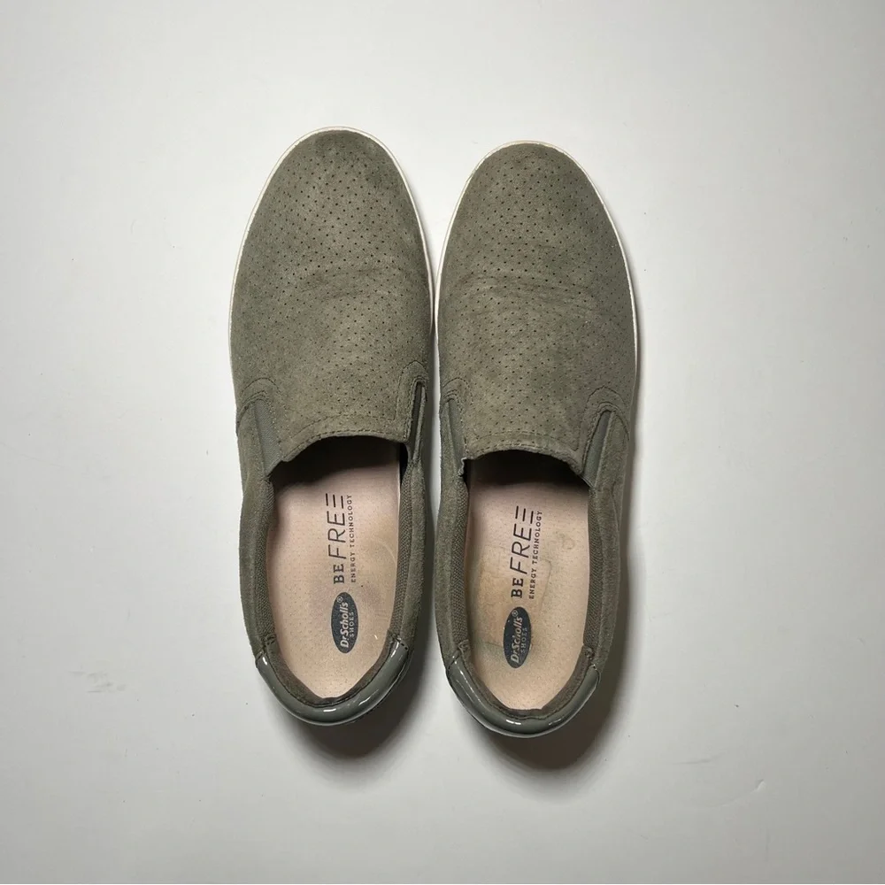Dr. Scholl’s Nova olive green slip on sneakers